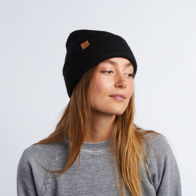 The Pearl Fuzzy Knit Beanie