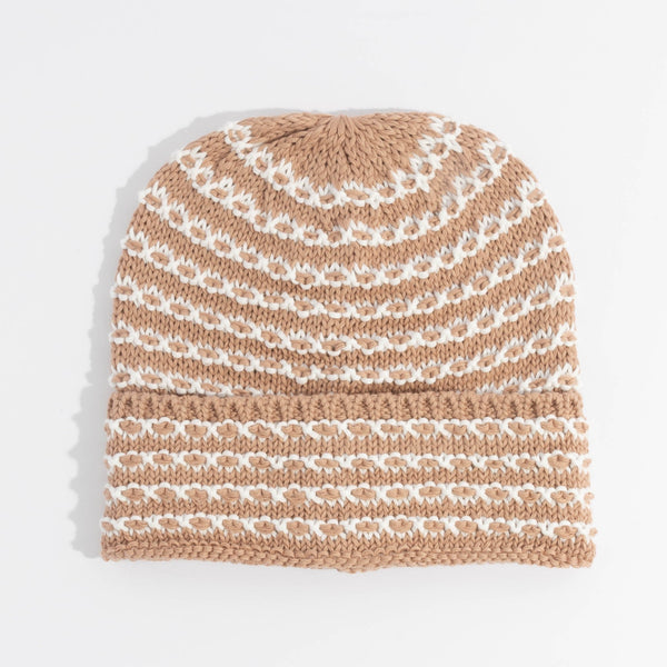 The Stria Sweater Knit Beanie