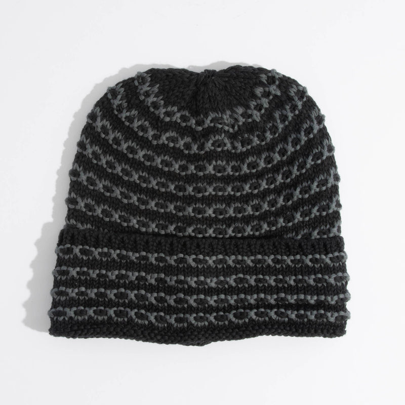 The Stria Sweater Knit Beanie