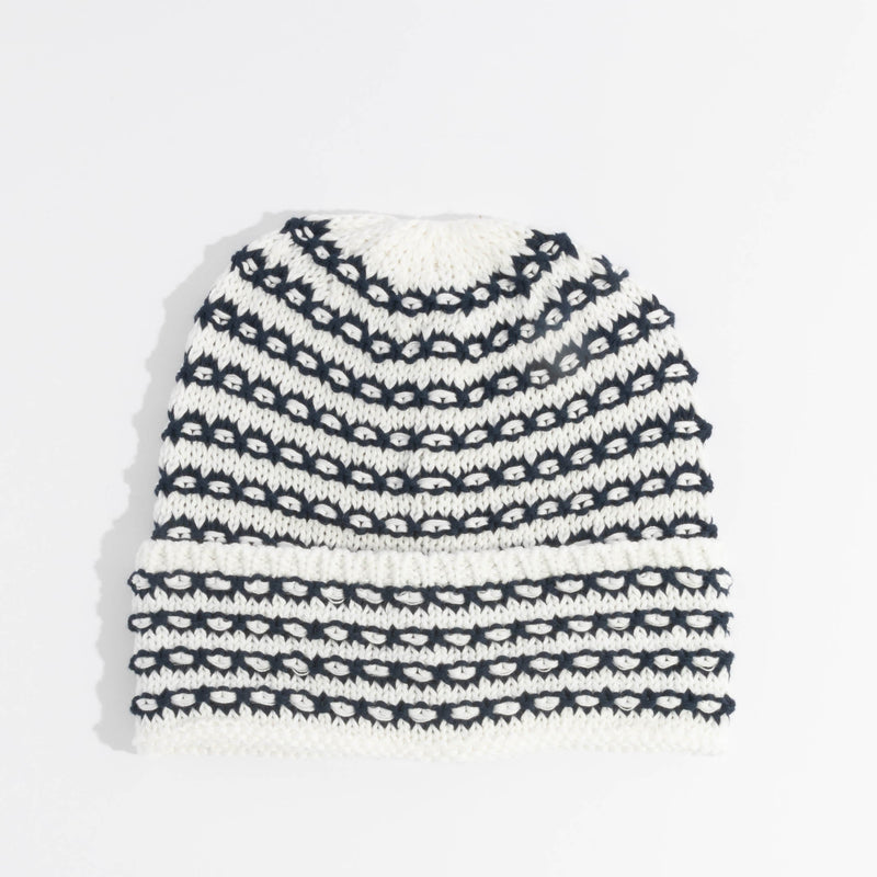 The Stria Sweater Knit Beanie