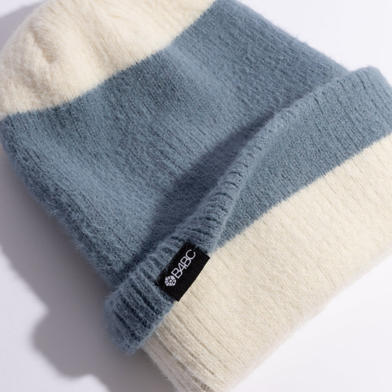 The Pearl Fuzzy Knit Beanie